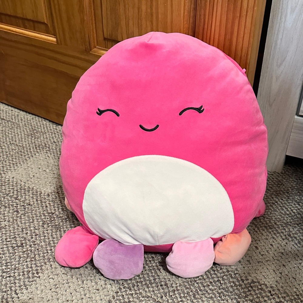 Squishmallows Pink and Purple Octopus